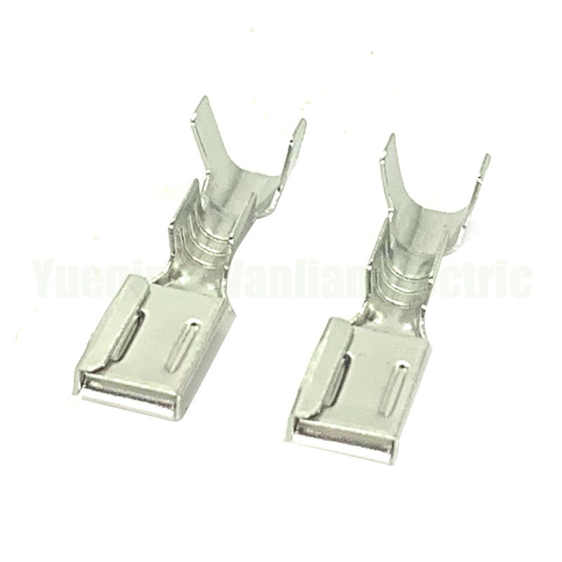 QLW-F-300 6.3mm 容器 女性 銅合金 金属塗装 スタンピング ブラス 端末