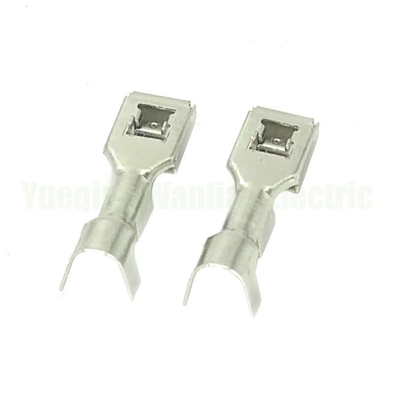 QLW-F-300 6.3mm 容器 女性 銅合金 金属塗装 スタンピング ブラス 端末